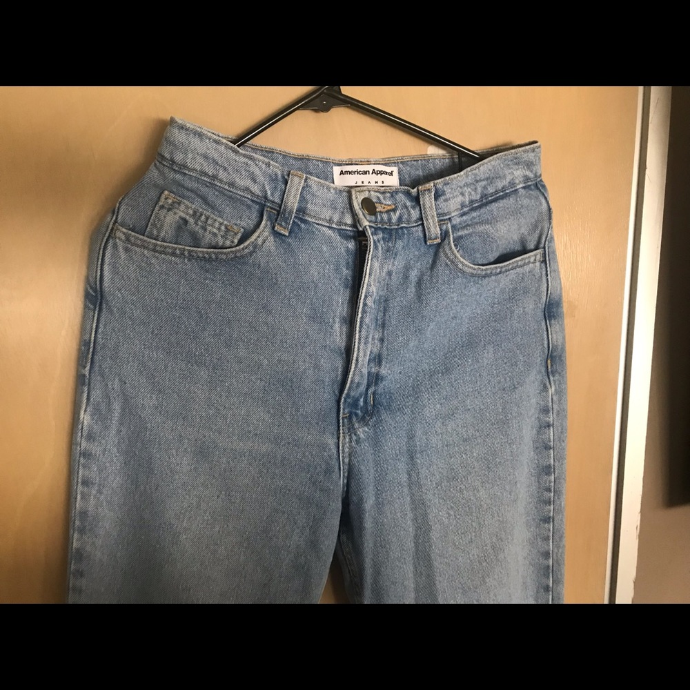 American appeal light blue mom jeans